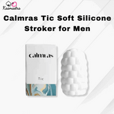 Kaamastra Calmras Tic Soft Silicone Stroker - Compact male pleasure toy with Tic texture